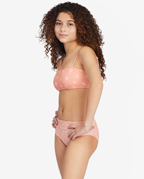 4 Girls' Fallin For Her Reversible Tank Bikini Set Multicolor ABGX200260 Billabong
