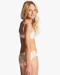 5 Girl's 4-16 Sunbeams Forever Reversible Two-Piece Swim Set Multicolor ABGX200265 Billabong