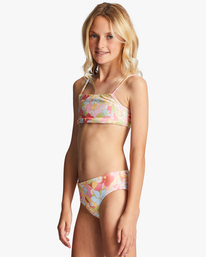 6 Girl's 4-16 Sunbeams Forever Reversible Two-Piece Swim Set Multicolor ABGX200265 Billabong