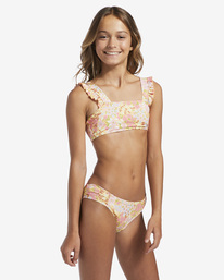 3 Girl's 4-16 Spring Daydream Tank Two-Piece Swim Set Yellow ABGX200272 Billabong