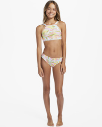 2 Girl's Tropic Crush Reversible Two Piece Bikini Set Multicolor ABGX200294 Billabong