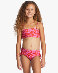 billabong, Girl's Love Letter Strappy Two Piece Tankini Set, RED ALOHA (rpz0) Love Letter Strappy - Two Piece Tankini Set for Girls 4-14 ABGX200299