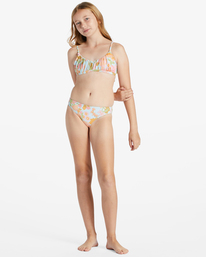 1 Girl's Blown Away Two Piece Bralette Bikini Set Multicolor ABGX200314 Billabong