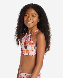 4 A Dream Away - High Neck Two-Piece Bikini Set for Girls 4-16 Multi-couleurs ABGX200331 Billabong