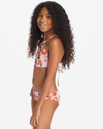 3 A Dream Away - High Neck Two-Piece Bikini Set for Girls 4-16 Multi-couleurs ABGX200331 Billabong