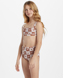 3 Girl's A Flower For You Tank Brown ABGX200340 Billabong