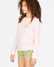 1 Girls' Good Things Are Coming Long Sleeve T-Shirt Pink ABGZT00291 Billabong