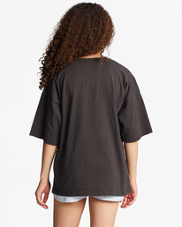 billabong, Girl's 4-16 Cosmic Trip Oversized T-Shirt, OFF BLACK (ofb) COSMIC TRIP ABGZT00361
