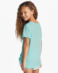 2 Girl's Natures Way Oversized T-Shirt Blue ABGZT00376 Billabong