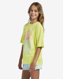 1 Girl's Lost At Sea Oversized T-Shirt Green ABGZT00388 Billabong
