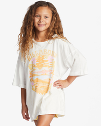 1 Girl's Stay Golden Oversized T-Shirt  ABGZT00390 Billabong