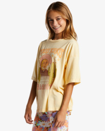 1 Girl's Desert Nights T-Shirt Yellow ABGZT00413 Billabong
