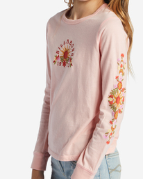 3 Girl's Wild Flowers Bloom T-Shirt Pink ABGZT00430 Billabong