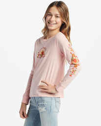 1 Girl's Wild Flowers Bloom T-Shirt Pink ABGZT00430 Billabong