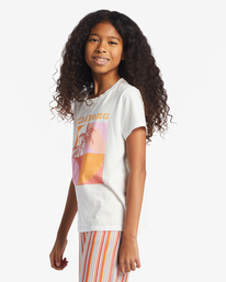 1 Girl's Rad Palms T-Shirt White ABGZT00433 Billabong
