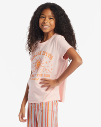 1 Golden Days - T-Shirt for Girls 4-14 Rose ABGZT00435 Billabong