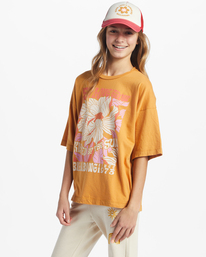 1 Girl's Let Love Grow T-Shirt Yellow ABGZT00444 Billabong