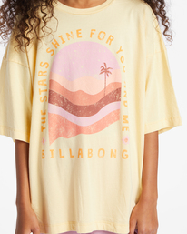3 Girl's Golden Hour T-Shirt Yellow ABGZT00445 Billabong