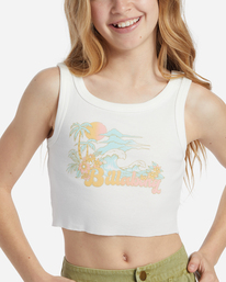 3 Girl's Sweet Waves T-Shirt White ABGZT00476 Billabong