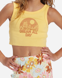 3 Girl's Dream Away T-Shirt Yellow ABGZT00477 Billabong