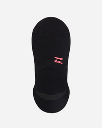 1 3-Pack Safari Nights No Show Socks Black ABJAA00152 Billabong