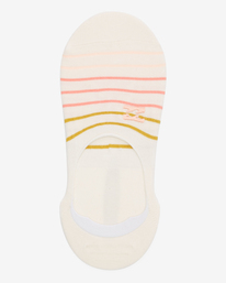 7 3-Pack Safari Nights Tie-Dyed No Show Socks Pink ABJAA00153 Billabong