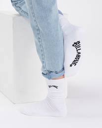 0 2-Pack Sport Crew Socks Pink ABJAA00154 Billabong
