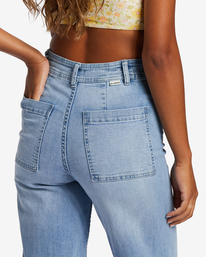 6 Free Fall Indigo - Weite Hose für Frauen Blau ABJDP00113 Billabong