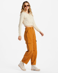 4 Wall To Wall - Jeans mit hohem Bund für Frauen Braun ABJDP00135 Billabong