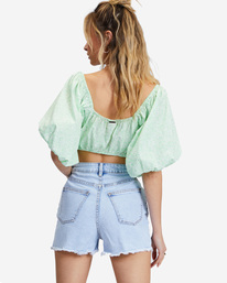 2 So Cheeky Denim Shorts Blue ABJDS00111 Billabong