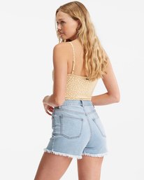 billabong, So Cheeky Denim Shorts, WASHED DENIM (wad) So Cheeky - Denim Shorts for Women ABJDS00111