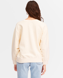 billabong, Ideal Crewneck Sweatshirt, ANTIQUE WHITE (anw) IDEAL CREW ABJFT00178