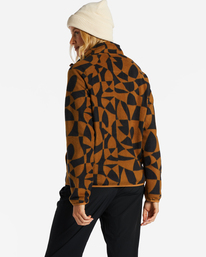 Boundary - Zip-Up Mock Neck Fleece for Women  ABJFT00255