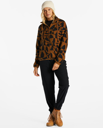 1 Boundary - Velo com meia gola e fecho de correr para Mulher Marrom ABJFT00255 Billabong