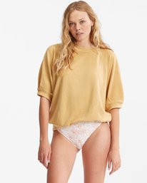 0 Lost Coast Pullover Sweatshirt Beige ABJFT00256 Billabong