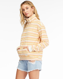 1 Retro Summer Mock Neck Half-Zip Sweatshirt Green ABJFT00263 Billabong