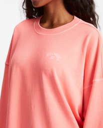 4 Ride In Oversized Crewneck Sweatshirt Orange ABJFT00281 Billabong