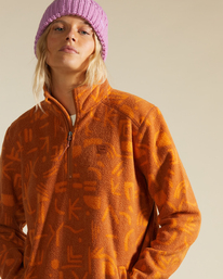 5 A/Div Boundary Mock 3 Half-Zip Pullover Sweatshirt Multicolor ABJFT00287 Billabong