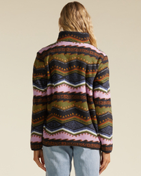 2 A/Div Boundary Mock 3 Half-Zip Pullover Sweatshirt Black ABJFT00287 Billabong