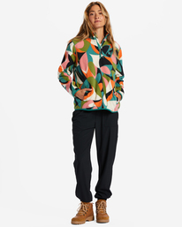 1 A/Div Boundary - Fleece mit halbem Reißverschluss für Frauen Rosa ABJFT00287 Billabong