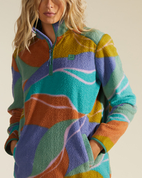 5 A/Div Boundary Mock 3 Half-Zip Pullover Sweatshirt  ABJFT00287 Billabong
