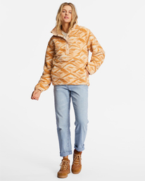2 A/Div Switchback - Polar de cuello alto para Mujer Beige ABJFT00291 Billabong