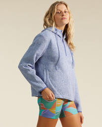 1 A/Div Highway Half-Zip Hoodie Blue ABJFT00295 Billabong