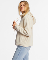 1 A/Div Highway Half-Zip Hoodie Beige ABJFT00295 Billabong