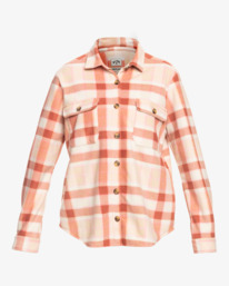 5 A/Div Forge Fleece Flannel Shacket Pink ABJFT00300 Billabong