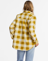 billabong, A/Div Forge Fleece Flannel Shacket, FRESH MOSS (gmg0) A/Div Forge - Fleece Shacket for Women ABJFT00300