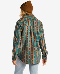 3 A/Div Forge Fleece Flannel Shacket Multicolor ABJFT00300 Billabong
