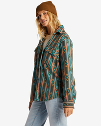 2 A/Div Forge Fleece Flannel Shacket Multicolor ABJFT00300 Billabong
