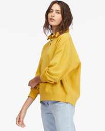 1 Lost Time Pullover Sweatshirt Yellow ABJFT00331 Billabong