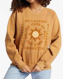 3 Here We Go Chandail pour Femme Beige ABJFT00344 Billabong